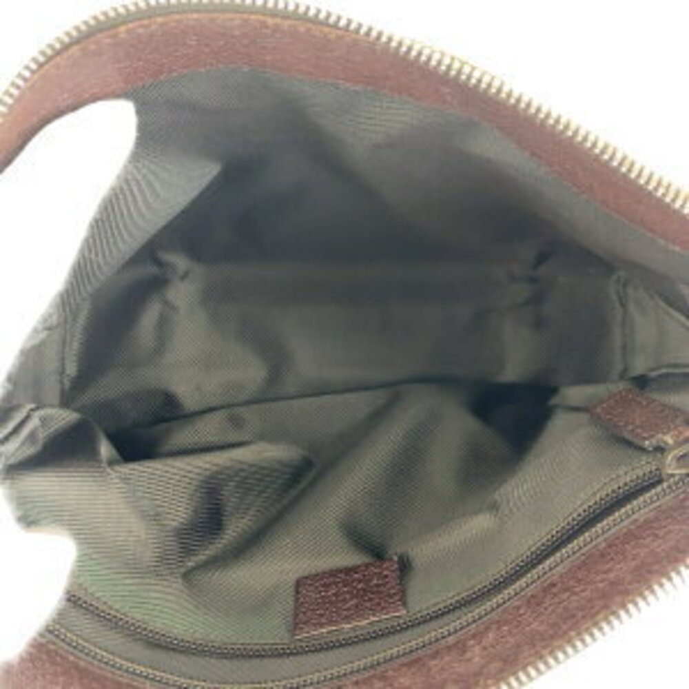 Gucci bag shoulder brown GG canvas leather - Picture 8 of 10